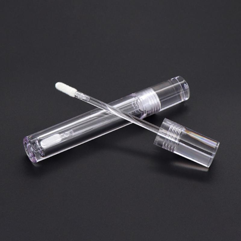 10pcs 5.5ml Empty Lip Gloss Tube Clear Lip Balm Bottle Refillable Container