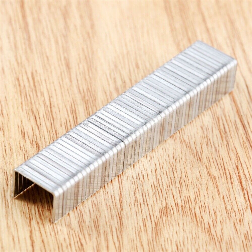 1000Pcs Cordless Narrow Crown Stapler Air Gun 8mm/0.31" Nailer Staples Nail Tool