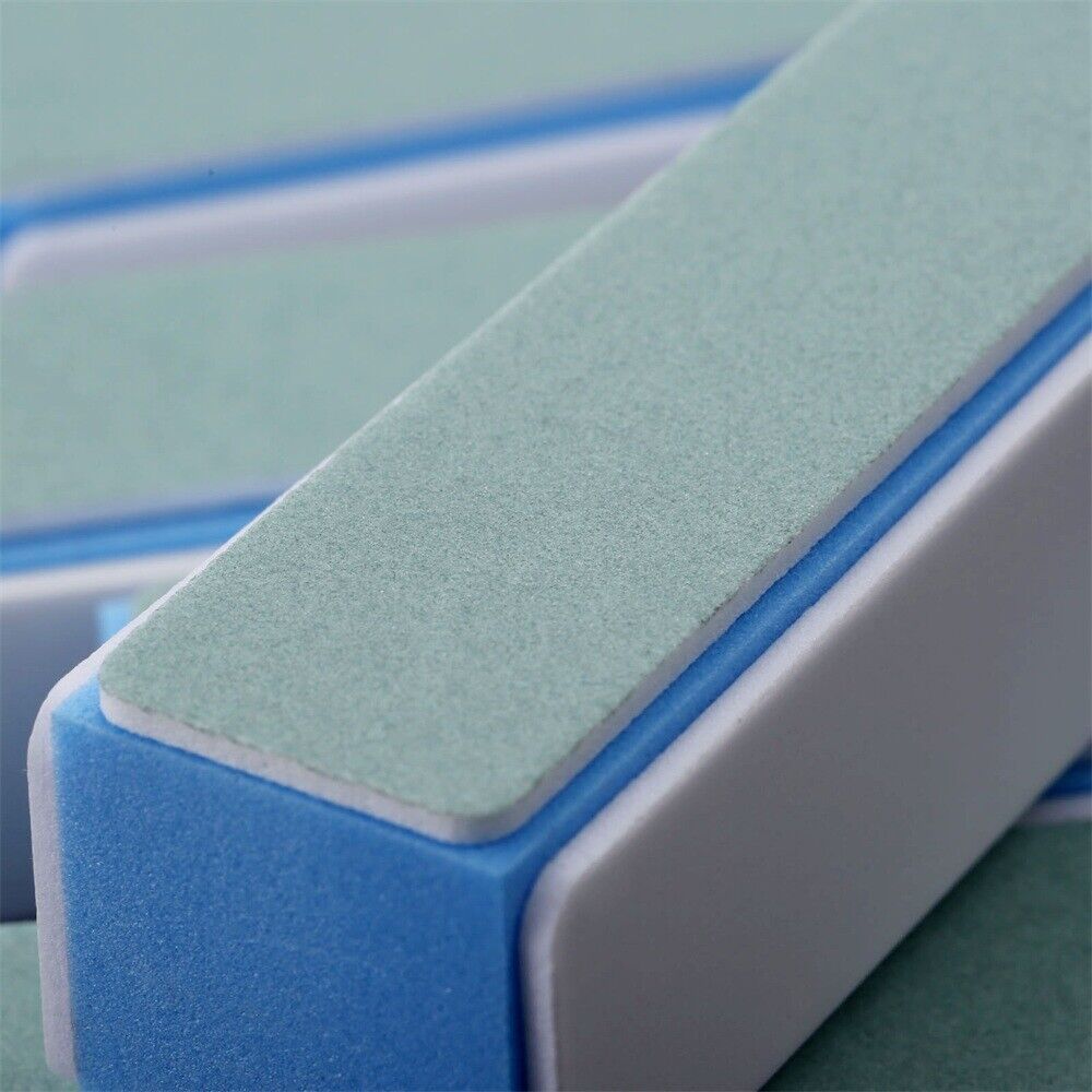 5pcs 4 Way Polishing Buffers Shine Sanding Sponge Block Grit 1000/7000 Nail Art