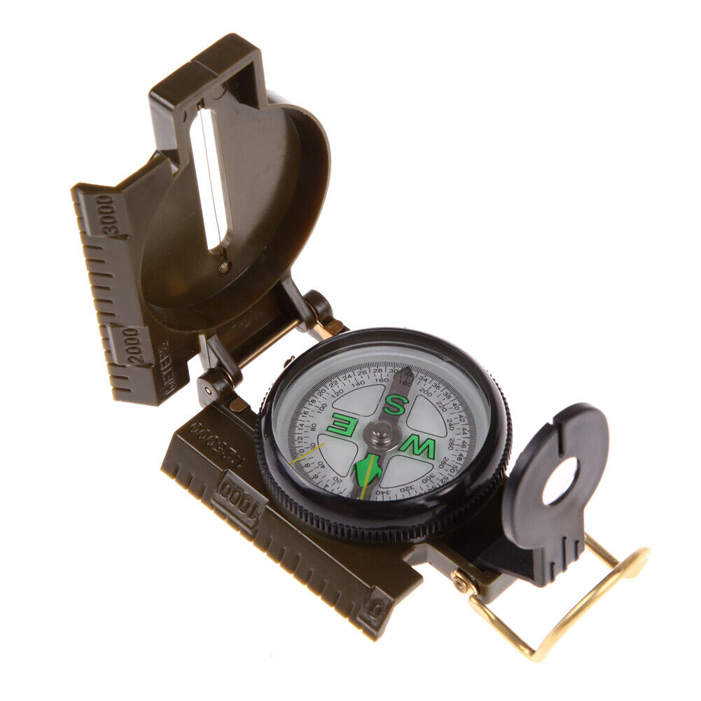 Portable Folding Lens Compass American Military Fashion Multifunction New