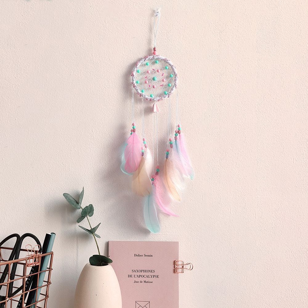 Home Decoration Ornaments Wind Chimes Feather Dream Catcher Car Interior