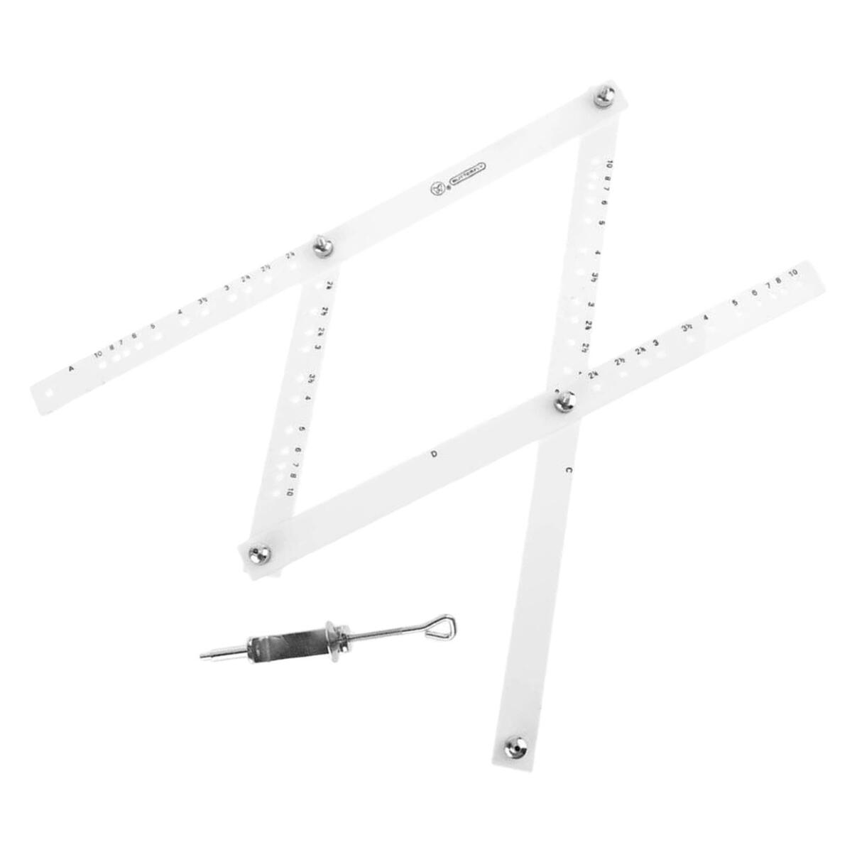 Pantograph Artist Drawing Tool Durable Folding Scale Ruler Metric for