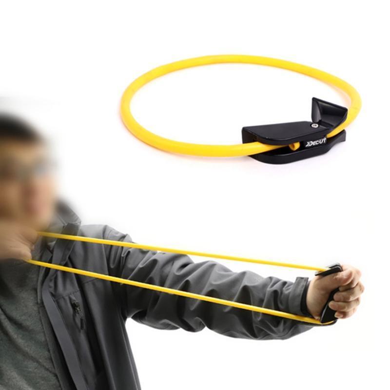 Archery Bow Trainer Bow Training Aid Device Strength Stretch Band Exerciser Bow