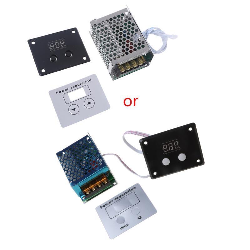 LED Display AC 220V 4000W SCR Voltage Regulator Control Light Dimmer Thermostat