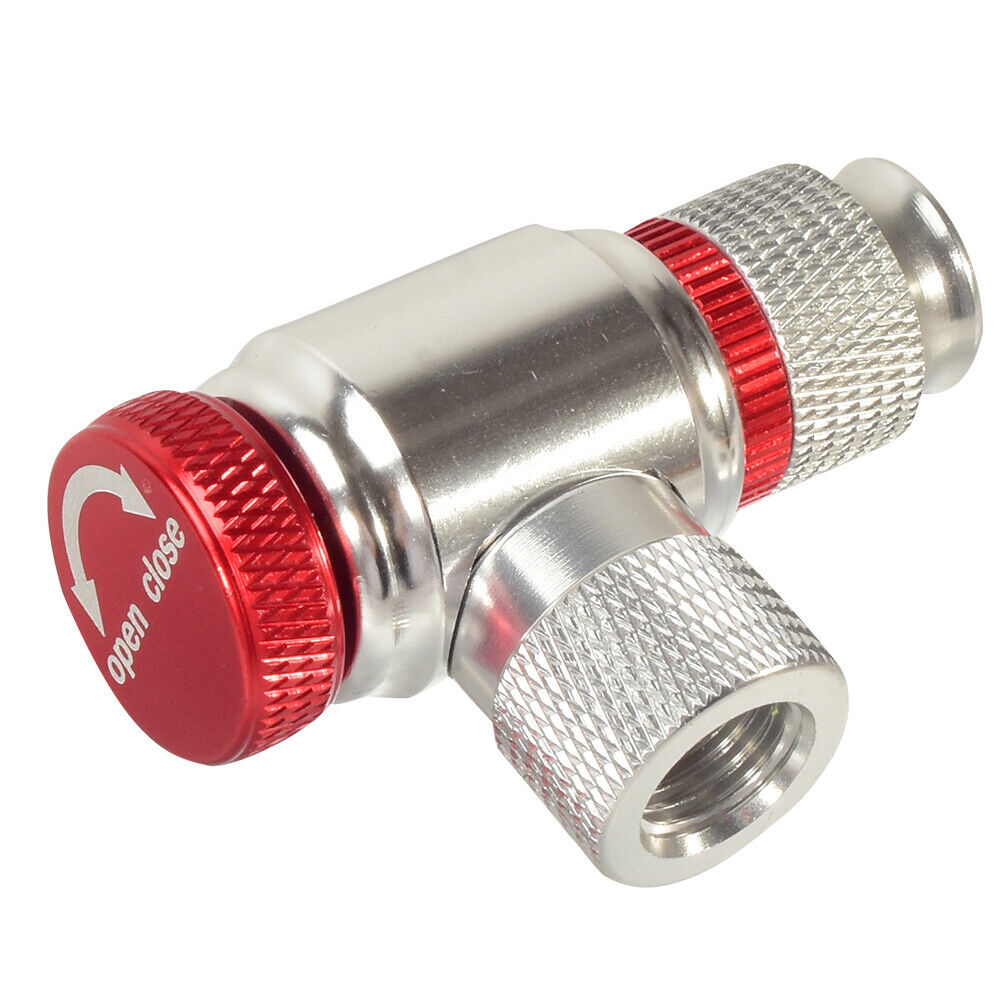 Portable Bicycle CO2 Cylinder Pump Gas Nozzle Fast Inflator Adapter (B)