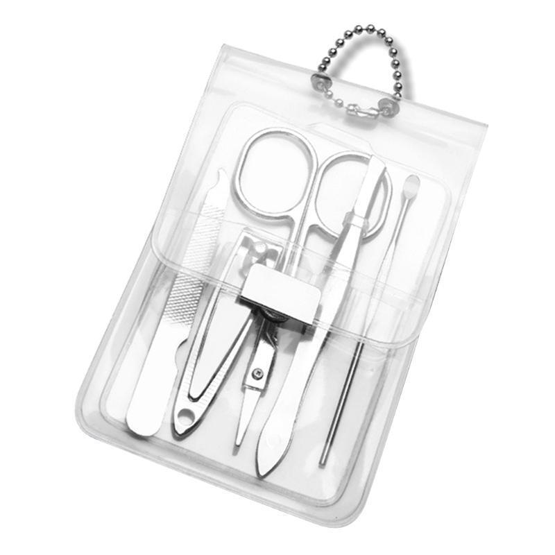 Clear Manicure Bag Nail Clipper Nail Cutters For Nail Tips Nails Travel Kit