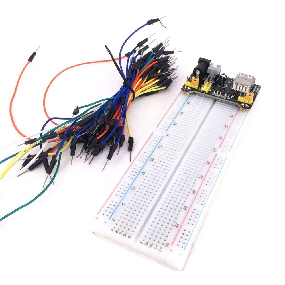 Jumper Wire Solderless 830 Point Power Module Protoboard Breadboard MB 102