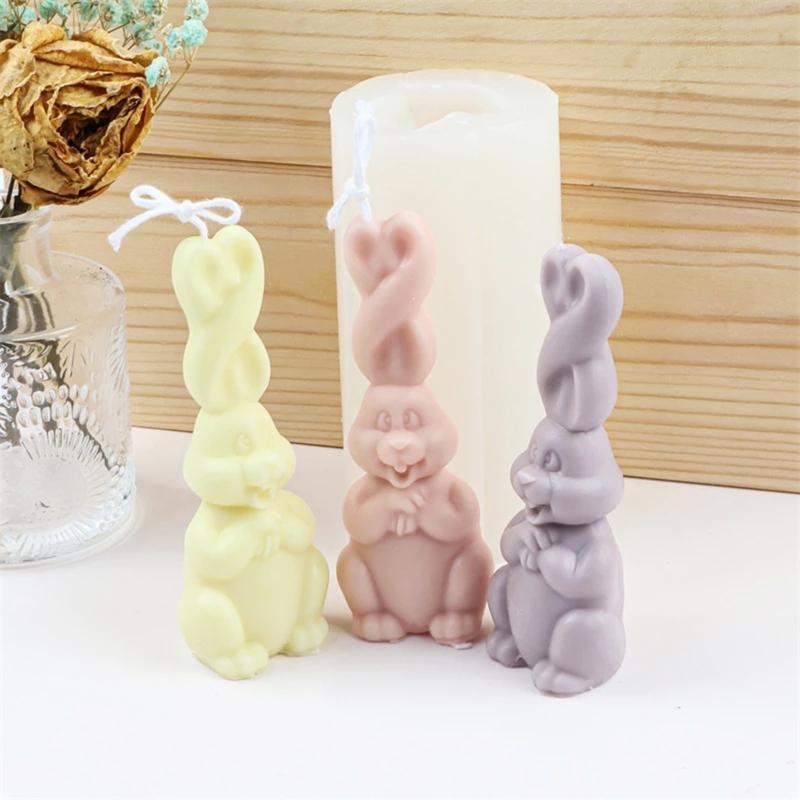 Buuny Craft Art Candle Silicone Mold for Candle Handmade Soap Desktop Ornaments