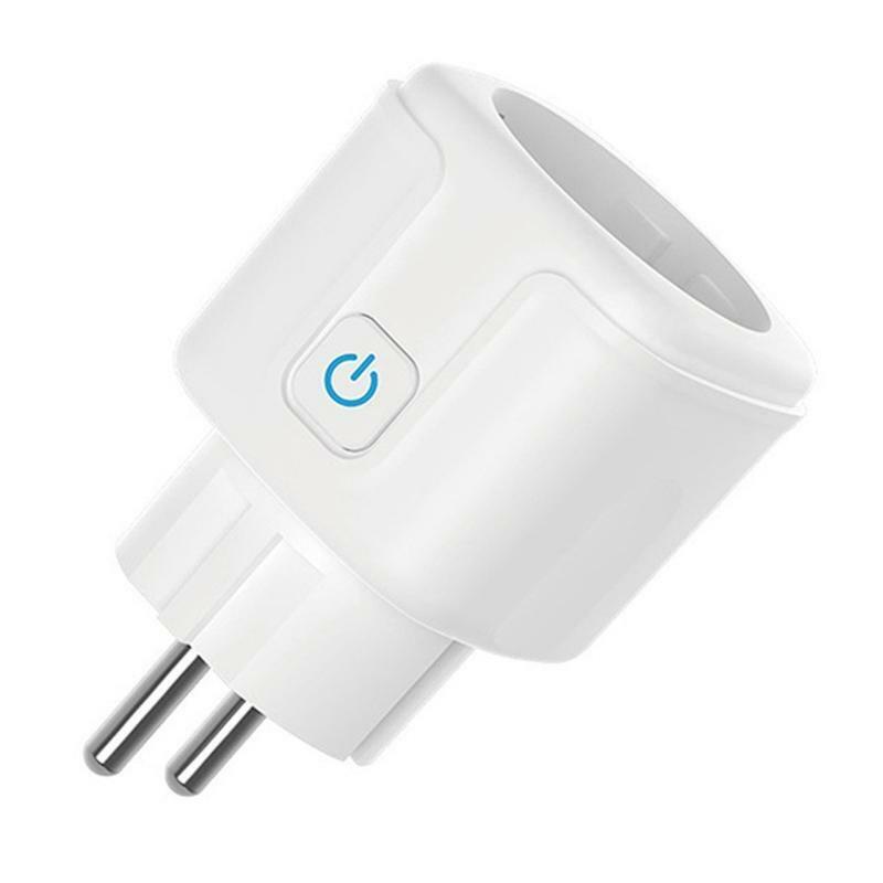 EU Tuya Smart Plug Adapter Wireless Remote Voice Control 16A Intelligent Socket