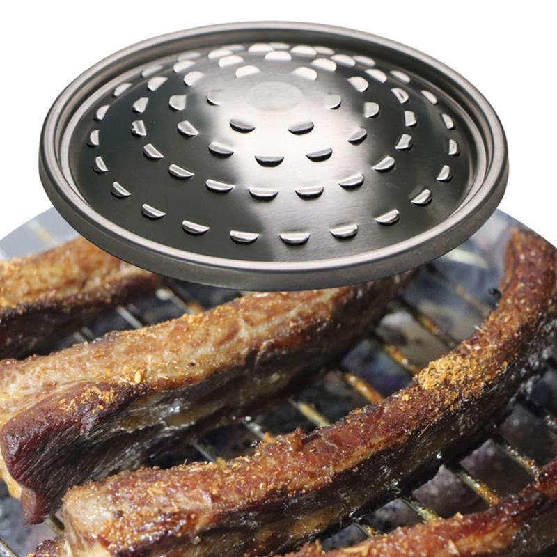 Portable Mini Grill BBQ Rack Household Stainless Steel Barbecue Gas Stove Shelf
