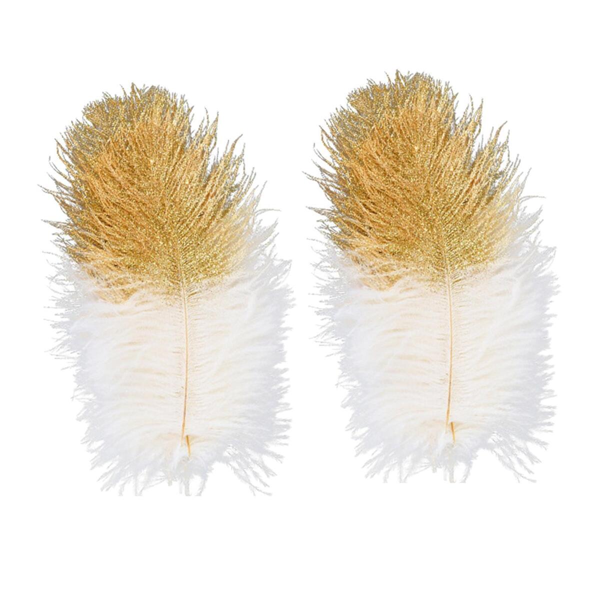 24 Pieces Ostrich Feathers 15-20 Cm for Centerpieces