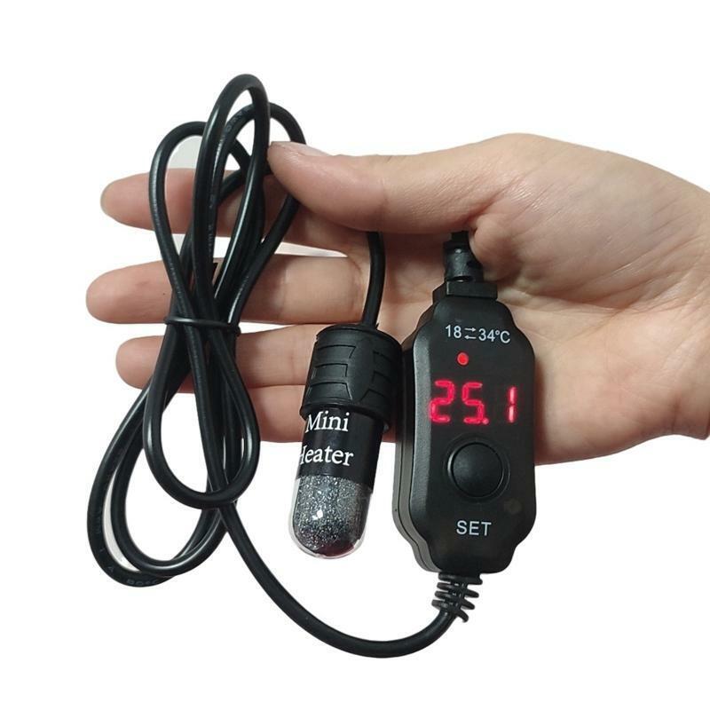 Small Aquarium Submersible Heater Aquatic Reptile Heaters for Horned Frogs