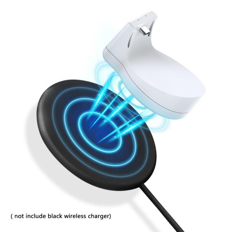 Type-C Charging Receiver Adapter for PS5, Charger Converter with LED Indicator