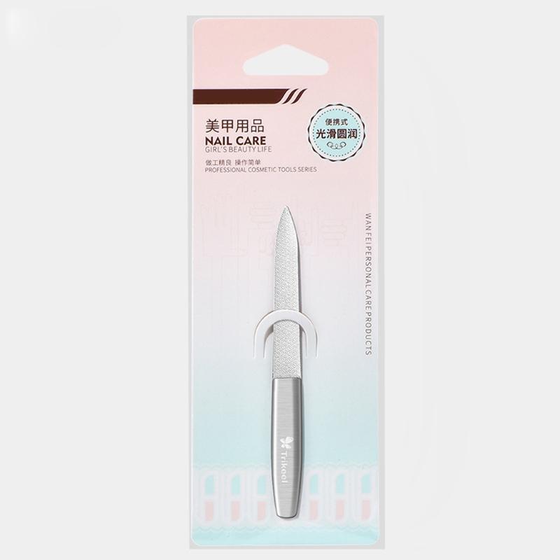 Stainless Steel Nail File with Fillet Tip, Nails Files Easily for Men and Woman