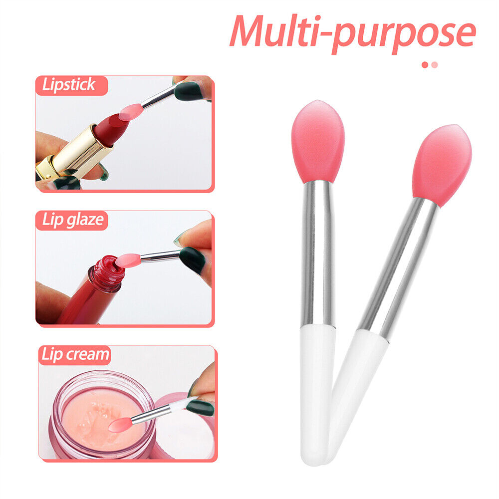 Creative Exfoliating Lipstick Brush Lipstick Brush Set Silicone Lip Brush