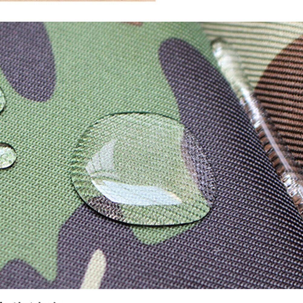 Waterproof Oxford Dog Cat Kennel Bed Sleep Tent House (Green Camouflage S)