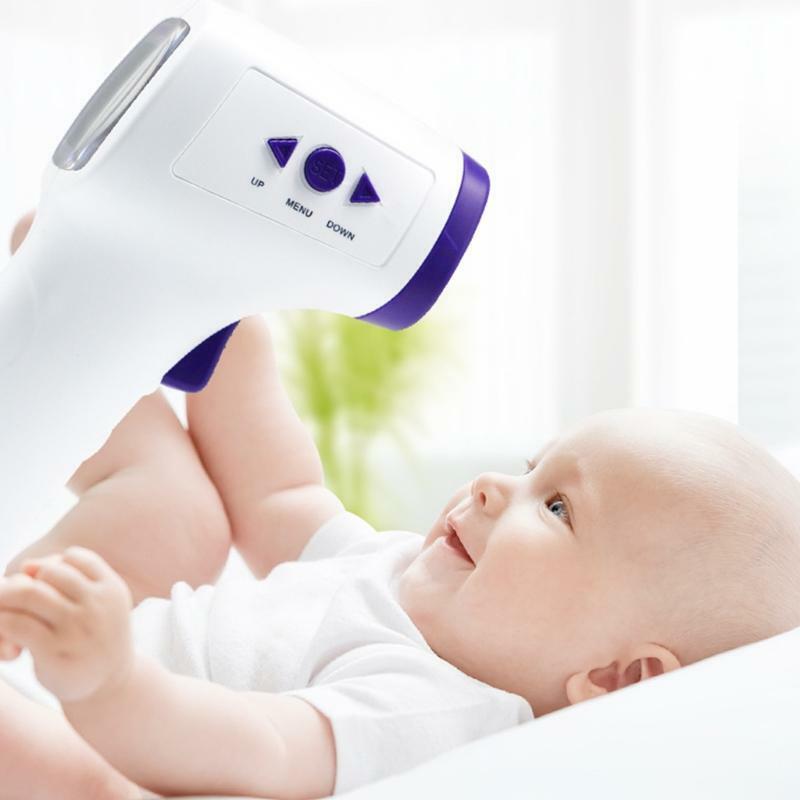 Three-color Backlight Forehead Thermometer Non-contacting Body Temperature Tool
