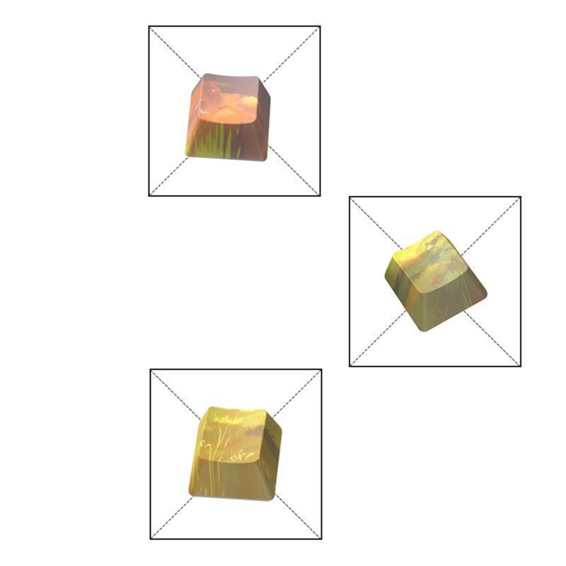 PBT Keycaps 5 Sides Dye-subbed for Spacebar 6.25U ESC Enter Direction Keys Caps