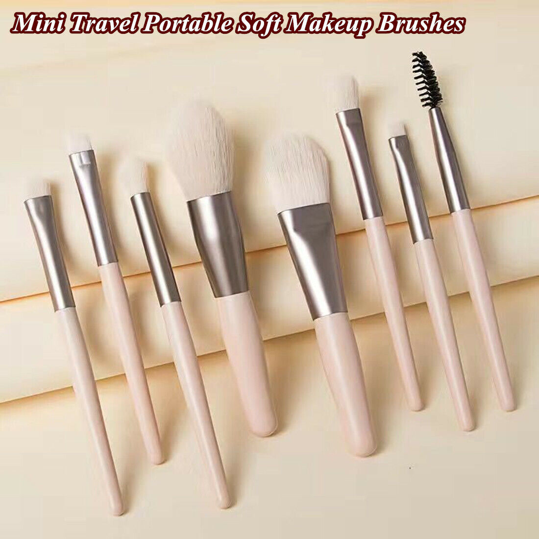 8 Makeup Brushes Eye Shadow Foundation Powder Eyelash Lip Concealer Blush Brush
