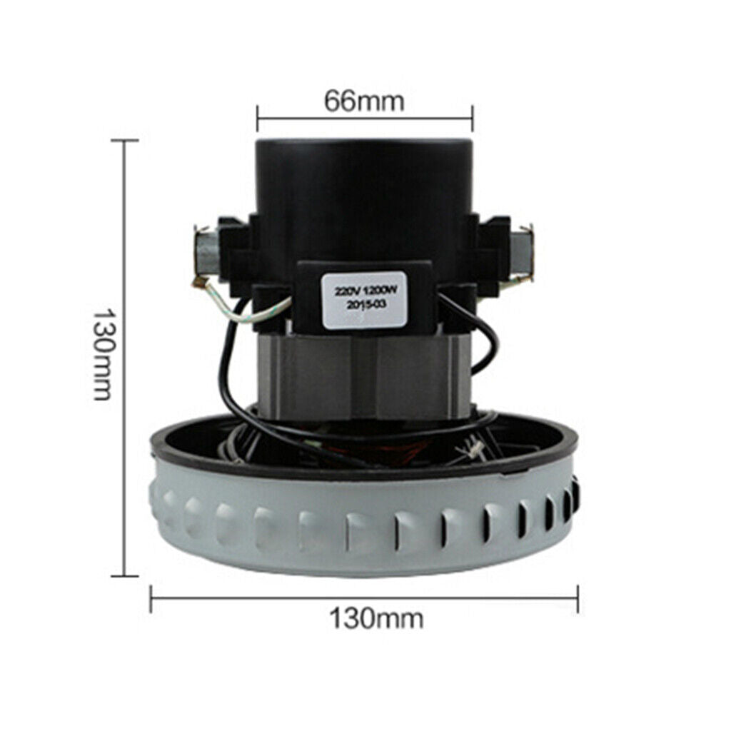 Universal Vacuum Cleaner Accessories Dry and Wet Vacuum Motor Aluminum 1200w
