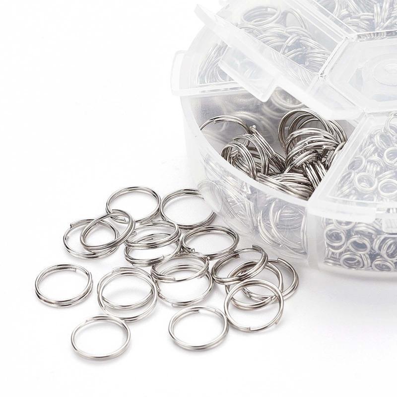 Bifurcated Ring with Bifurcated Ring Pliers Double Closed Jump Ring Split Ring