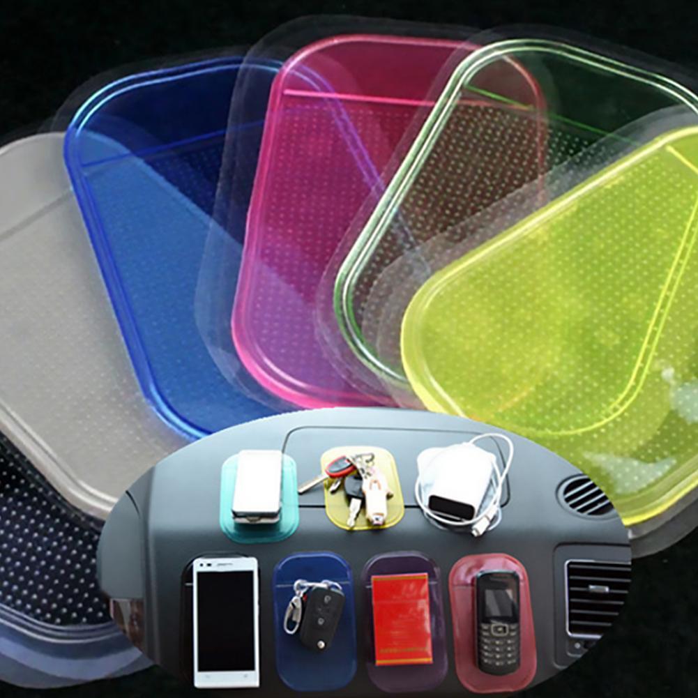 Car Magic Anti Slip Mat Dashboard Sticky Pad Phone Holder (Small Black)