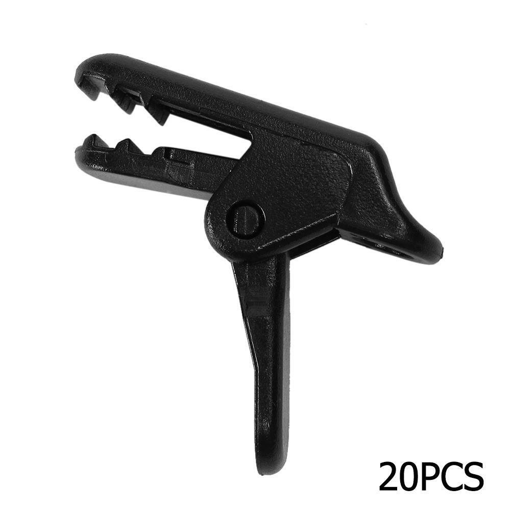 20pcs Windproof Tents Awning Clip Clamps Outdoor Camping Wind Rope Clips