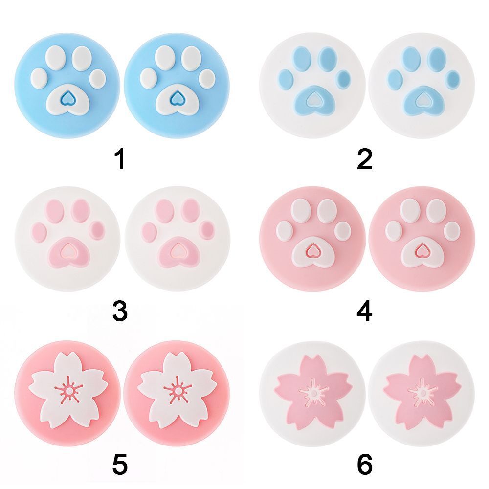 Animal Crossing Thumb Stick Grip Joystick Cap Cover For Nintend Switch/Lite