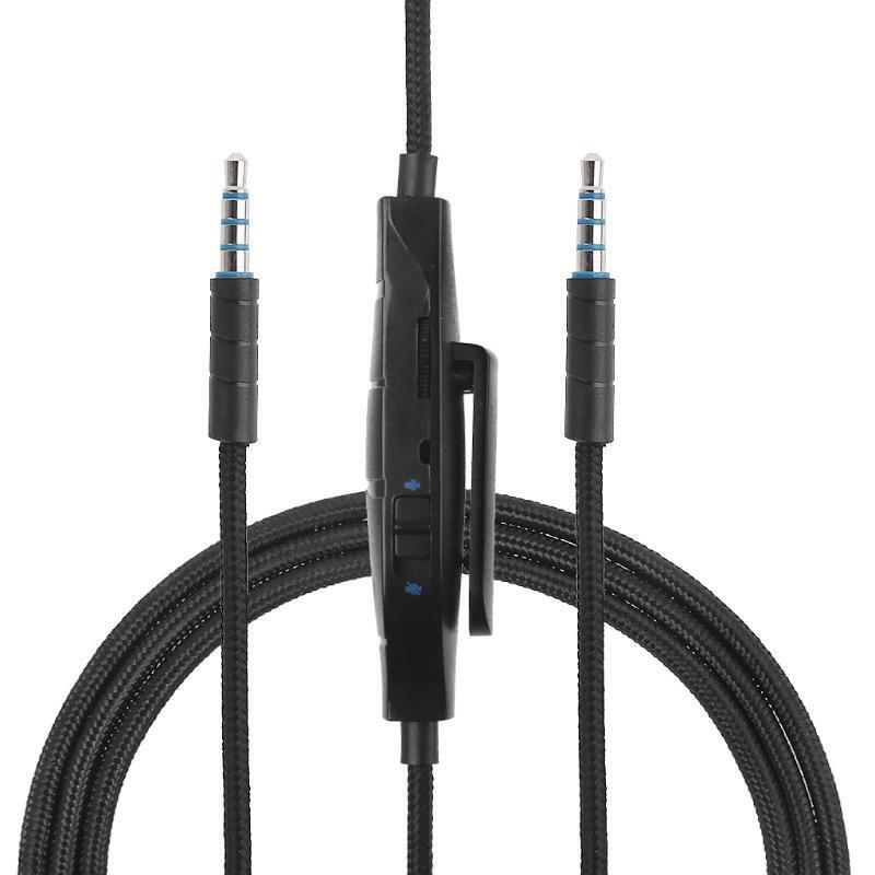 3.5mm Earphone Audio Cable with Inline Control for G633 G933 Headset Headphone