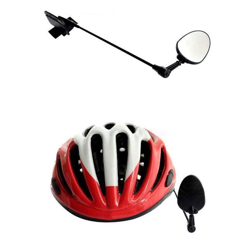 Riding Helmet Rear View Mirror Bicycle Scratch Resistant Glass Lens Accessories