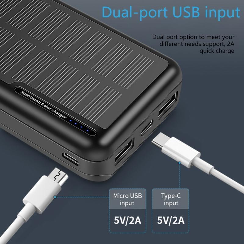 Waterproof Portable Solar Charger Outdoor Emergency Portable Solar Power Bank