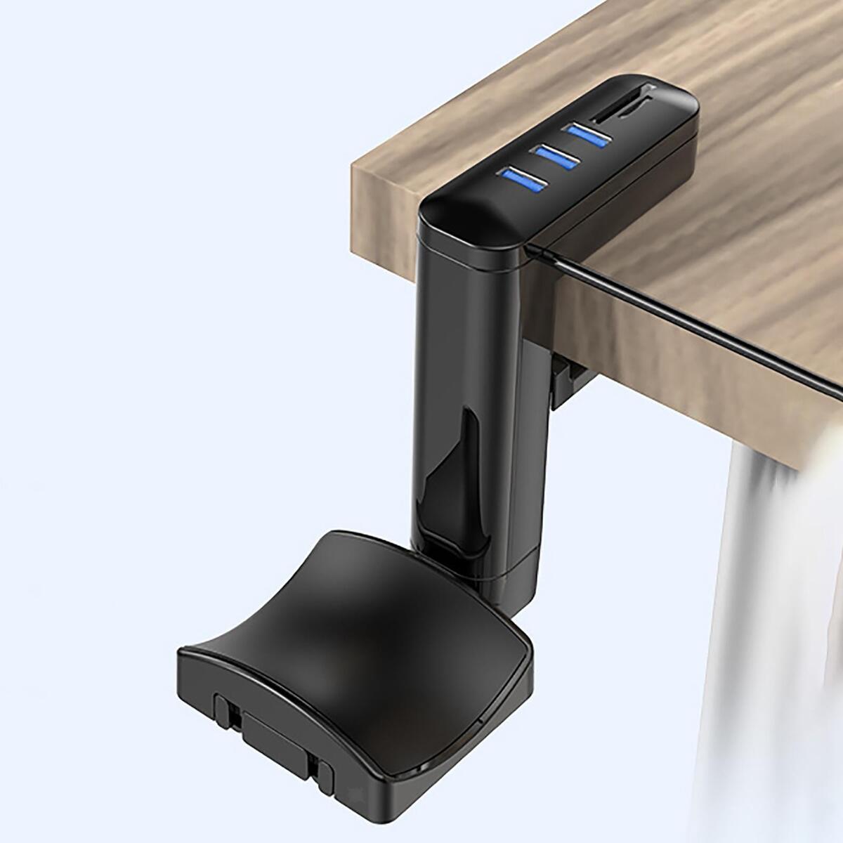Headphone Stand Holder Hanger Headset Hook with Cable Clip Organizer
