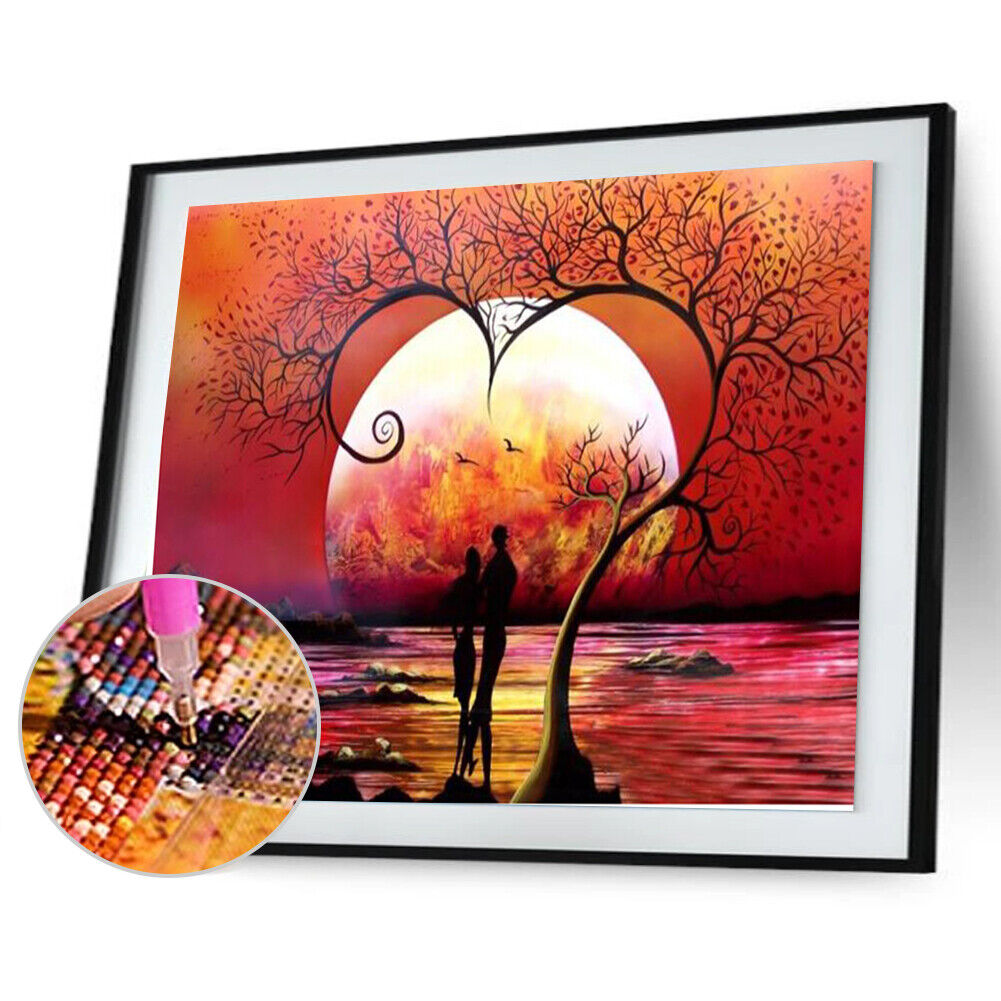 5D Diamond Lover Painting Embroidery DIY Mosaic Cross Stitch Kit Home Decor