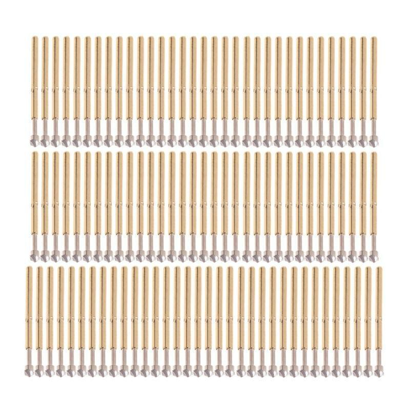 100 Pcs Spring Test Probe Pogo Pin P75-LM2 Dia 1.02mm Length 16.5mm