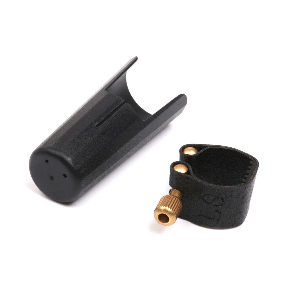 leather ligature fasteners & caps for soprano saxophone saxophone
