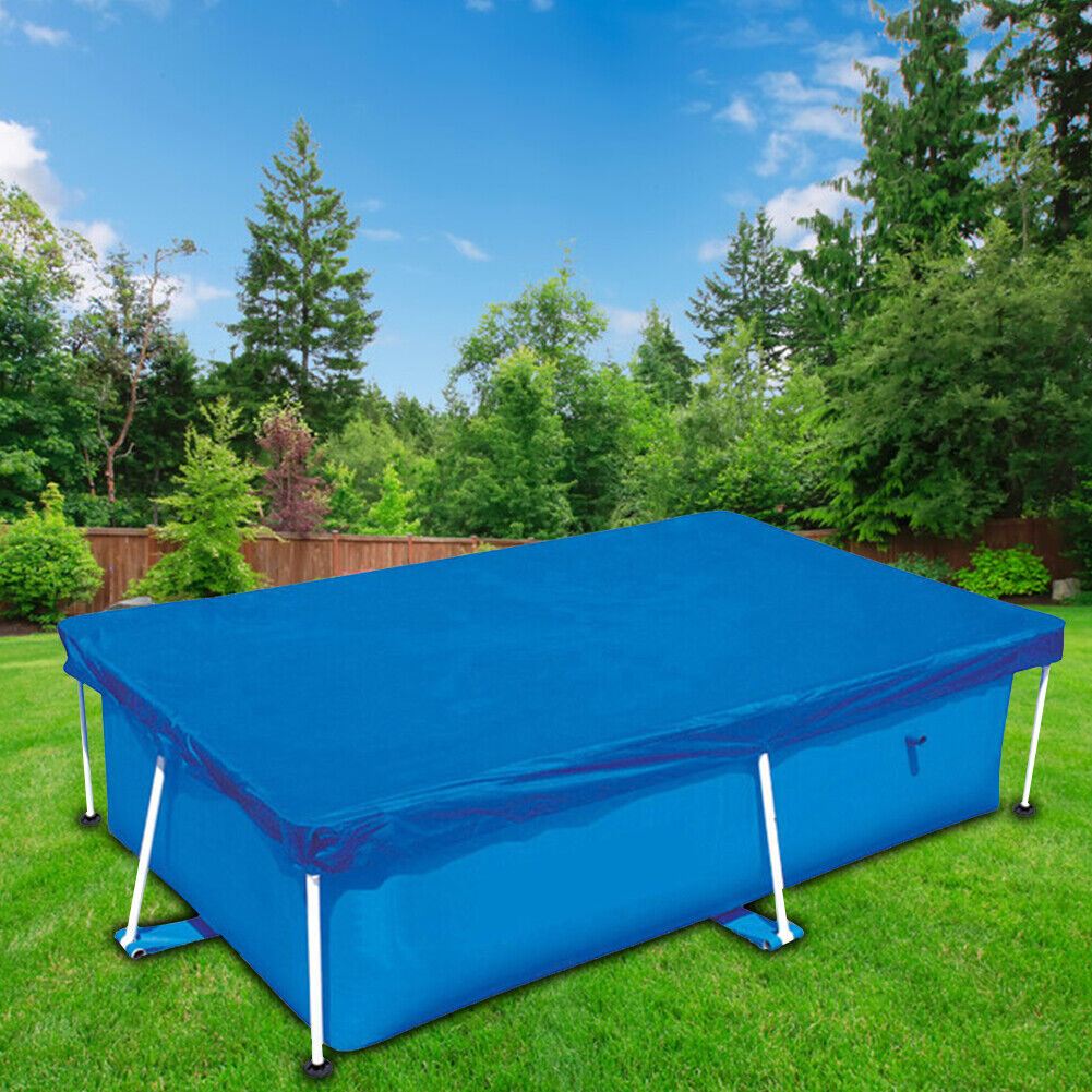 Swimming Pool Cover Waterproof Tarpaulin Anti-dust Floor Mat (221X150cm)