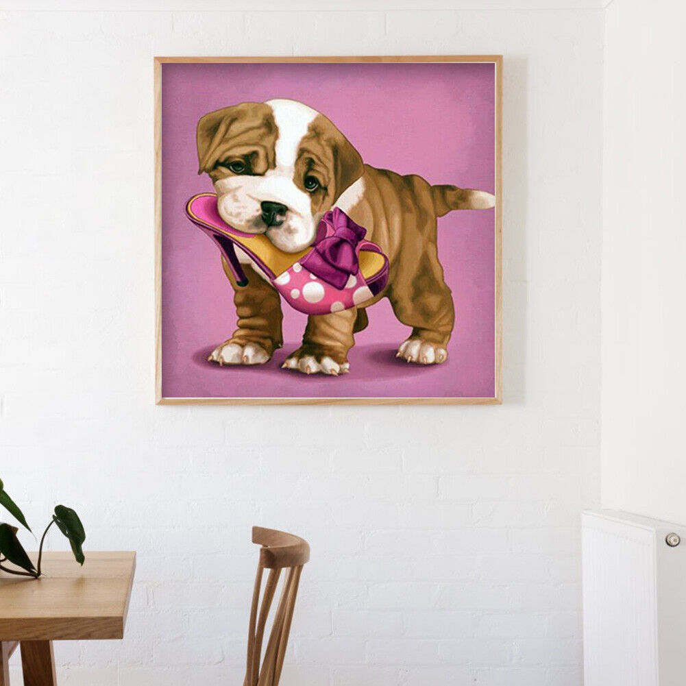 Cartoon Dog Full Drill Round Diamond Painting Mosaic for Bead Art (A2155)