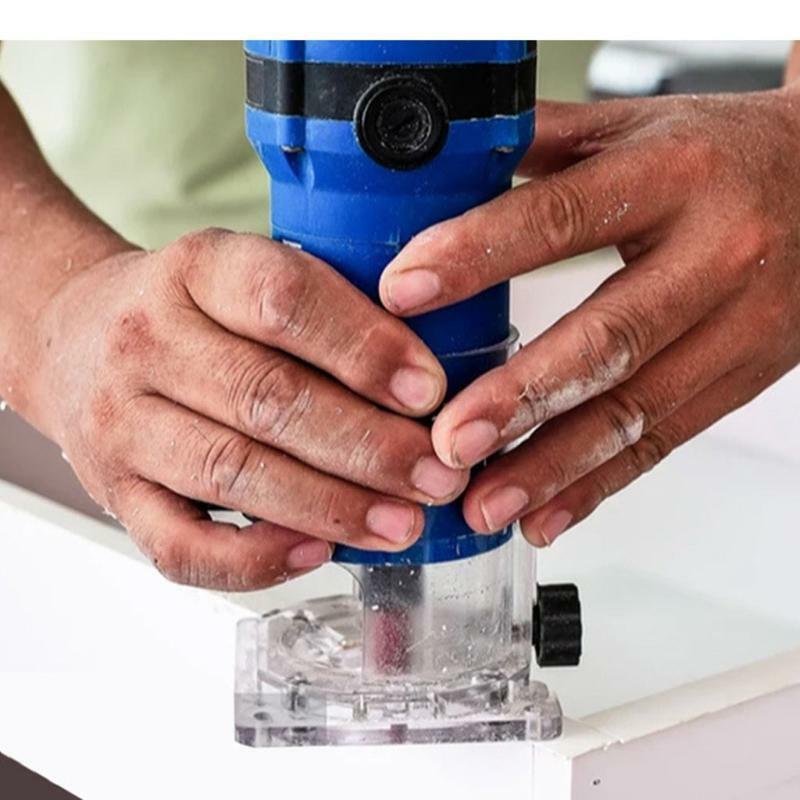 Trimmer Base Power Tool Woodworking Trimmer Router Transparent Plastic Base