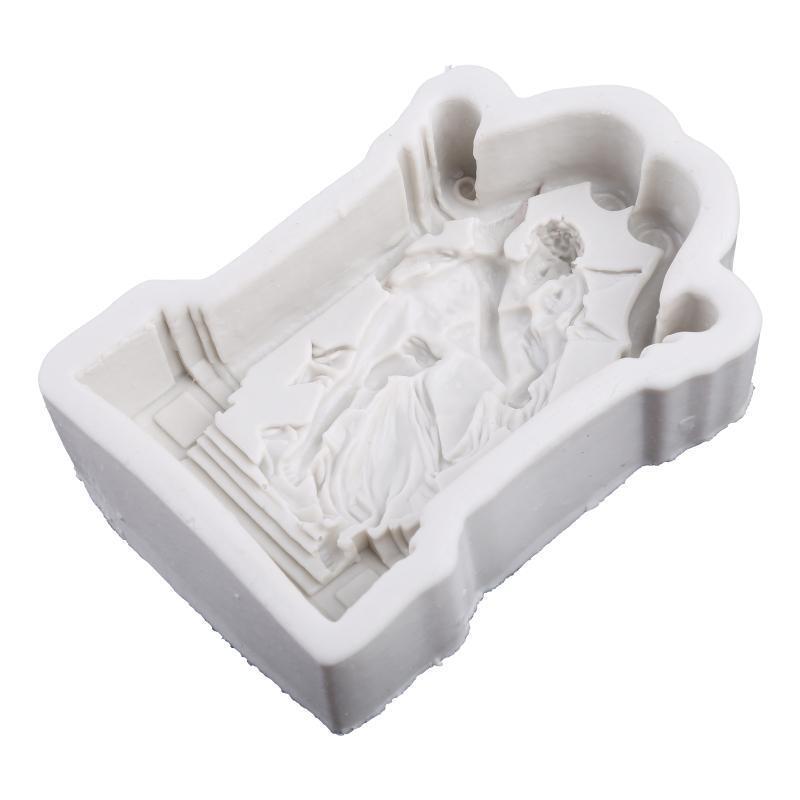 Male Female Angel Silicone Candle Mold Handmade Soap Molds Candy Chocolate Mould