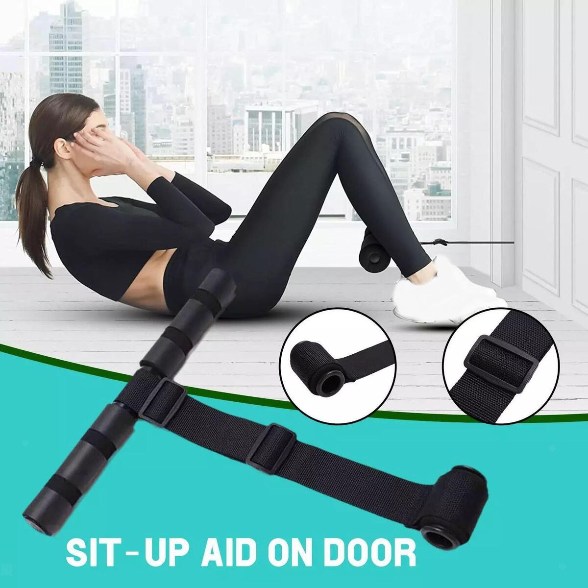 Nordic Hamstring Curl Strap Padded Ankle Bar for Abdominal Fitness Gym Squat