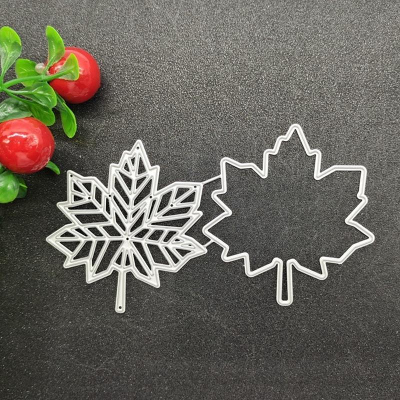 Maple Leaf Cutting Dies Stencil Scrapbooking DIY Album Stamp Paper Card
