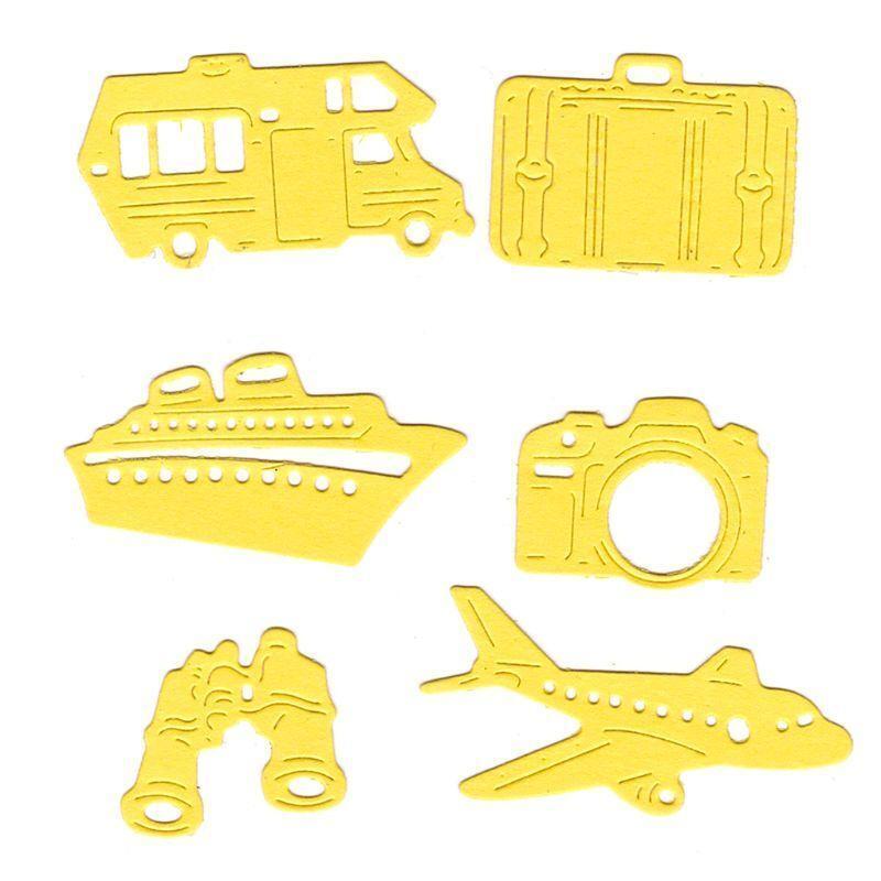 Holidays Travel  Metal Cutting Dies Stencil DIY Scrapbooking Album Stamp Paper