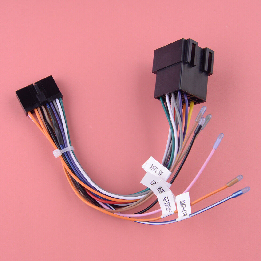 Car Stereo 20Pin ISO Wiring Harness Connector Adapter Fit For Wiring DVD Android
