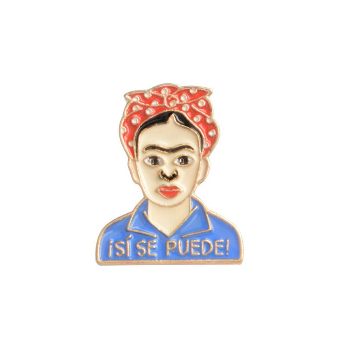 i Se Puede Mexican Artist Pin Brooches Badges Jackets Blouse Accessorie