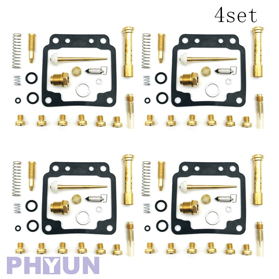 4set For Yamaha XJ750R XJ 750 Seca 1981-1983 Carburetor Carb Rebuild Repair Kit