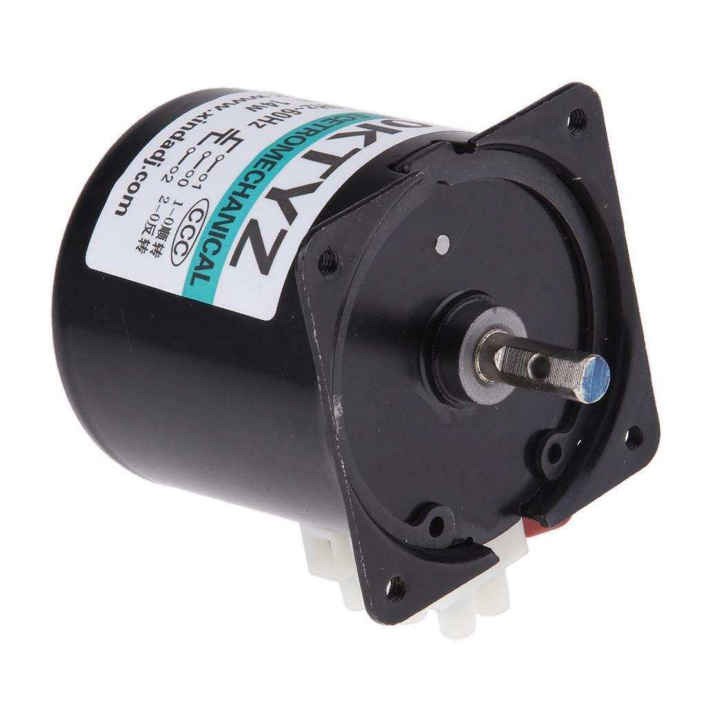 60KTYZ Synchronous Motor AC 220V 50-60Hz 30RPM 14W Output  Reduction Geared