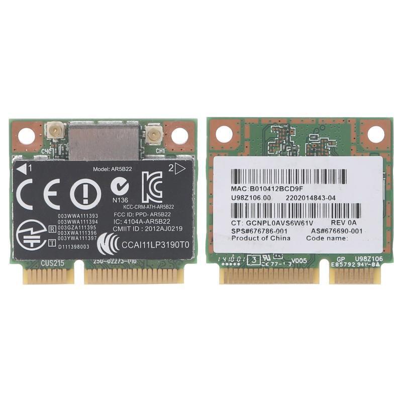 Killer AR5B22 2.4/5Ghz Wireless 802.11A/B/G/N BT4.0 Half MINI PCI-E WIFI Card