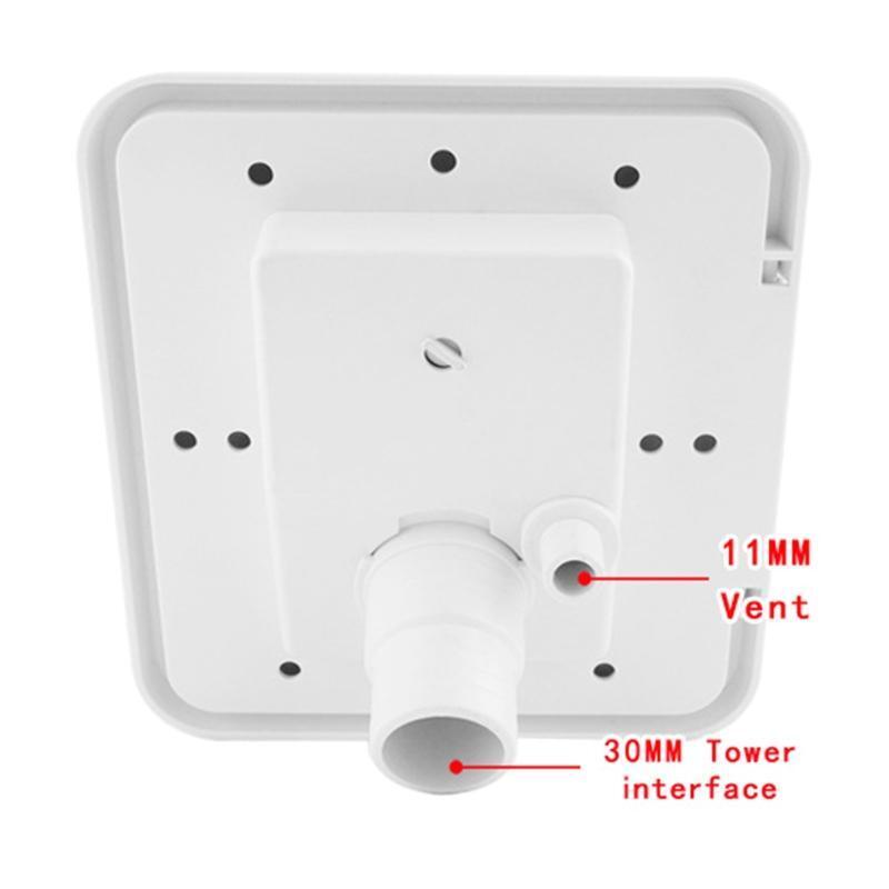 Parts with Keys Gravity Inlet Hatch Cover Square Caravan Plastic Accessories