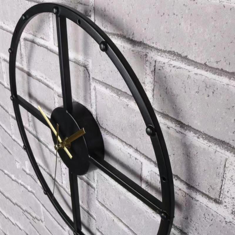 Creative Metal Wall Clock Nordic Style Hollow Silent Wall Clocks Home Decoration