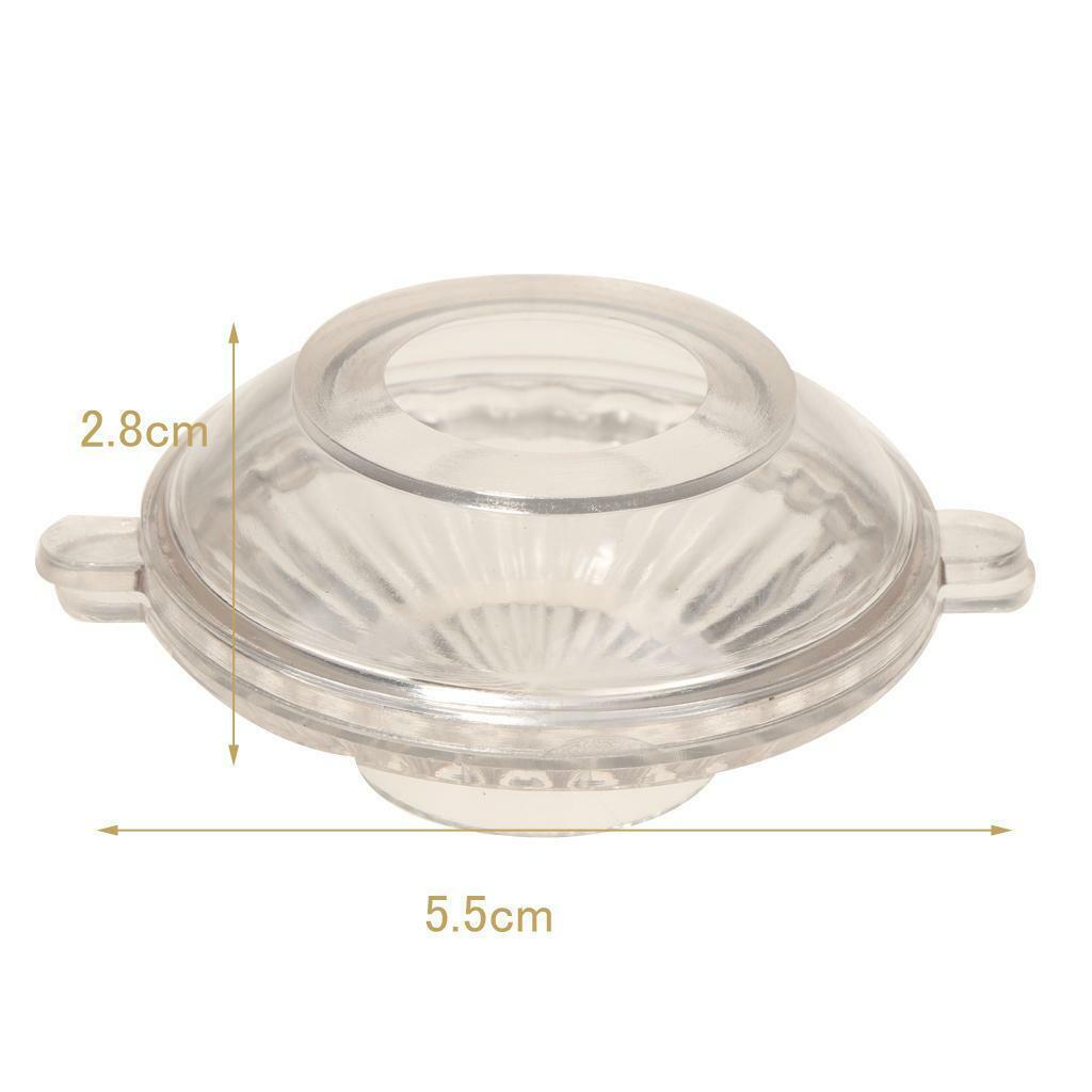 10 Pieces Flat Round Shape Candle Mould Soap Mold for Candle